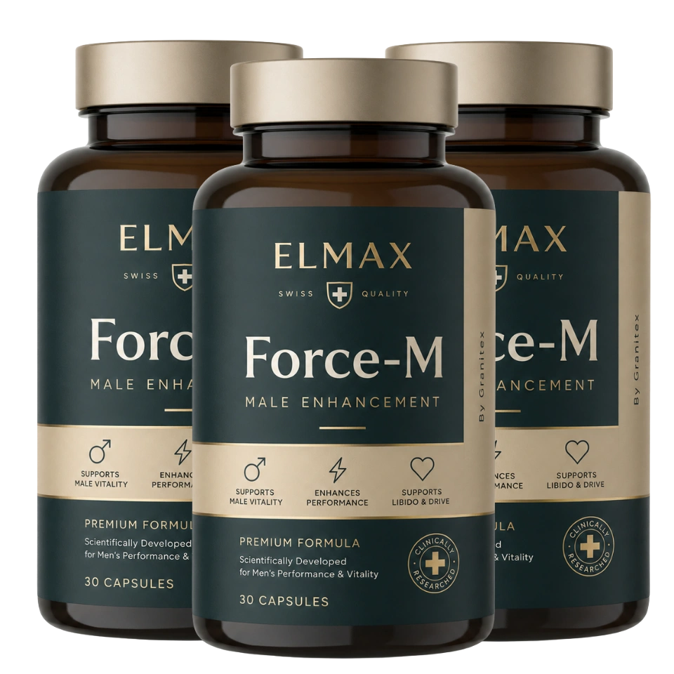 Drei Packungen Elmax Force-M für 90 Tage